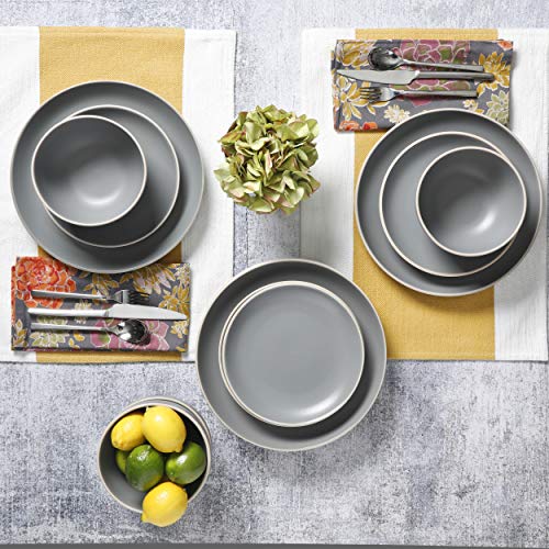 Gibson Home Rockaway Dinnerware Set-12-Piece Gibson Home Rockaway Dinnerware Set-12-Piece